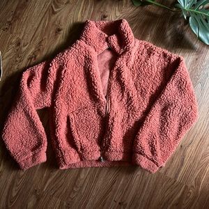 Cropped Teddy Jacket